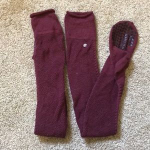 Lululemon legwarmer socks